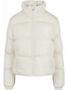 Jachetă pentru femei // Urban Classics Ladies Short Peached Puffer Jacket whitesand