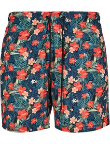 UC Men PatternSwim Pantaloni scurți BLK / tropicale
