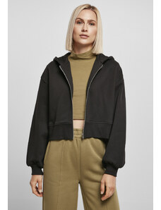 Jachetă pentru femei // Urban Classics Ladies Short Oversized Zip Jacket black