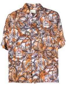 Aries graphic print shirt - Orange