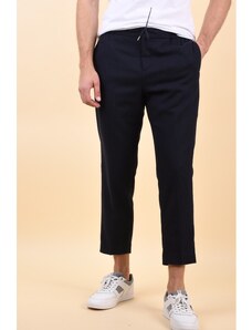 Pantaloni Selected Slimtapered-Mills Crop Navy Blue