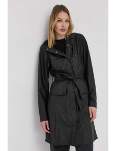 Rains geacă 18130 Curve Jacket femei, culoarea negru, de tranziție 18130.01-Black