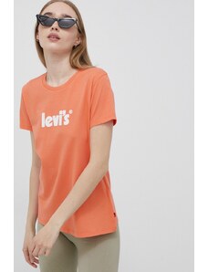 Levi's tricou din bumbac culoarea portocaliu 17369.1839-Reds