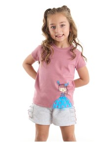 Denokids Tulle Lily Girls Kids T-shirt Shorts Set