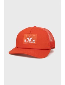 Helly Hansen șapcă culoarea roșu, cu imprimeu 67435
