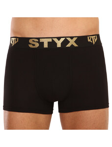 Boxeri bărbați Styx / KTV elastic sport negru - elastic negru (GTC960) XL