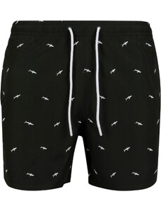 UC Men Embroidered swimsuit shark/black/white