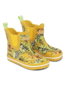Cizme de ploaie Bundgaard Barefoot bg401022 Short Classic Rubber Boot Tropical Yellow