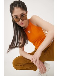 adidas Originals top Adicolor HC1979 femei, culoarea portocaliu HC1979-BORANG