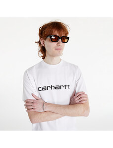 Tricou pentru bărbați Carhartt WIP S/S Script T-Shirt White/ Black