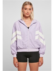 Jachetă pentru femei // Urban Classics Ladies Crinkle Batwing Jacket lilac/whitesand