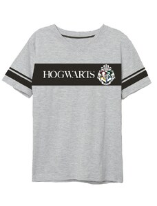 EPlus Tricou Harry Potter pentru bărbați - Hogwarts gri