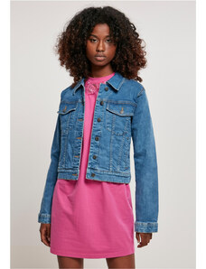 Jachetă pentru femei // Urban Classics Ladies Organic Denim Jacket clearblue washed