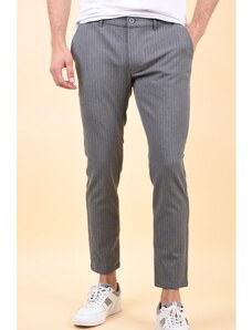 Pantaloni Only&Sons Mark Stripe Light Grey Melange