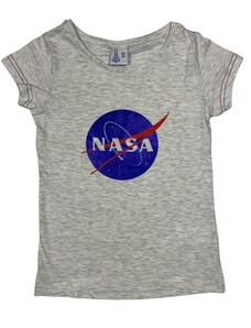 EPlus Tricou fetiță - gri NASA