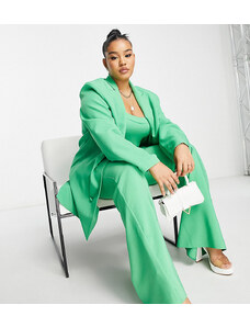 ASOS LUXE Curve co-ord suit jacket in green