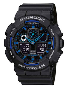 G-Shock watch GNT ANADIG PU BLK BLU
