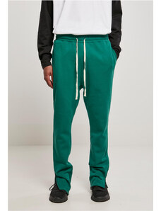 Pantaloni de trening pentru bărbati // Urban Classics Side-Zip Sweatpants green