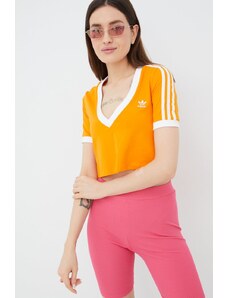 adidas Originals tricou Adicolor HC2029 femei, culoarea portocaliu HC2029-BORANG