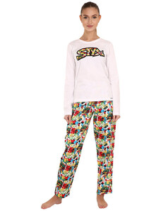 Pijama damă Styx emoticon (PDD954) XL