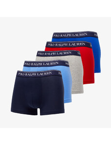 Boxeri Ralph Lauren Stretch Cotton Classic Trunk 5-Pack Red/ Grey/ Royal Game/ Blue/ Navy