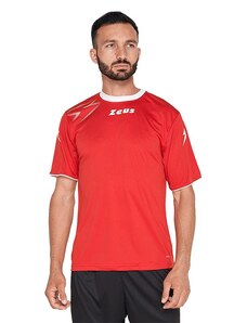 Tricou Barbati ZEUS Shirt Mida Rosso/Bianco