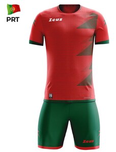 Echipament Sport Copii ZEUS Kit Mundial PRT Rosso/Verde