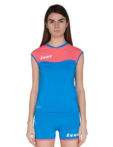 Echipament Volei ZEUS Kit Volley Sara Slim Fit Light Royal/Pink fluo