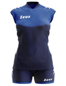 Echipament Volei ZEUS Kit Volley Sara Slim Fit Blu/Electric Royal