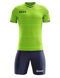 Echipament Sport Copii ZEUS Kit Omega Verde Fluo/Blu