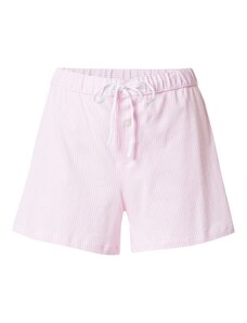 Lauren Ralph Lauren Pantaloni de pijama roz / alb