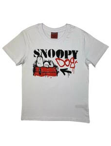 EPlus Tricou băiat - Snoopy alb