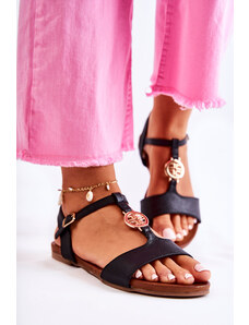 Kesi Lightweight sandals for women with Black Carida buckle