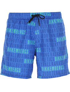 Bikkembergs Pantaloni Scurți de Baie pentru Bărbați La Reducere în Outlet, Albastru, Poliester, 2024, L M
