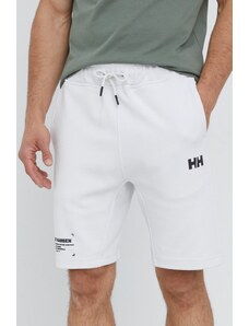 Helly Hansen pantaloni scurți bărbați, culoarea alb 53710-606