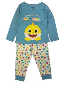 EPlus Pijamale pentru fete - Baby Shark albastru