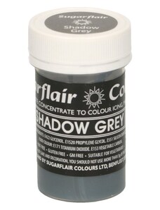 Sugarflair Colours Vopsea gel gri - Shadow Grey 25 g