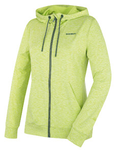 Women's hoodie HUSKY Alony L bright green