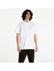Tricou pentru bărbați Carhartt WIP S/S Chase T-Shirt White/ Gold