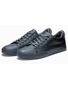 Ombre BASIC pantofi de sport din material combinat pentru bărbați - gri V5 OM-FOCS-0105