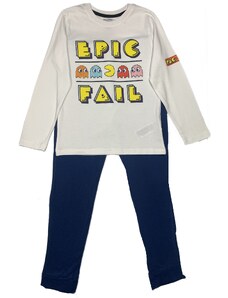 EPlus Pijamale pentru băieți - Pacman albastru