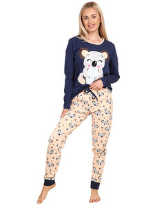 Pijamale vesele damă Dedoles Ursuleț koala fericit (D-W-SW-WP-C-C-1448) L