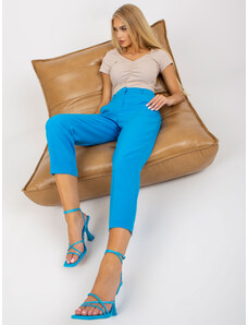 Fashionhunters Blue women's trousers from suit RUE PARIS