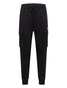 ADIDAS SPORTSWEAR Pantaloni sport 'Essentials Fleece' negru / alb