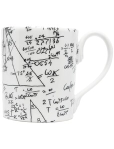 Fornasetti scribble-print mug - White