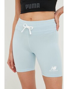 New Balance pantaloni scurți femei, uni, high waist WS21550MGF-MGF