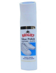 Crema de pantofi lichida Bright, alb, 75 ml