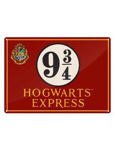 Half Moon Bay Placă de tablă Harry Potter - Hogwarts Express 21 x 15 cm