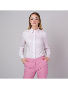 Femei roz cămașă cu mânecă lungă Willsoor geometric 13810