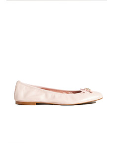TED BAKER токчета Baylay Leather Bow Ballet Pump Shoe 259142 dusky-pink
